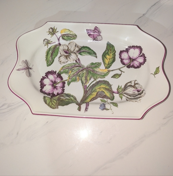 Mottahedeh Chelsea Botanical Porcelain Large Serving Super Rare. - Picture 1 of 16